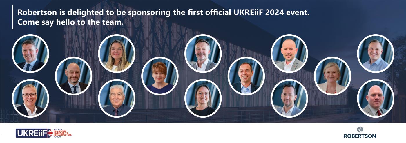 Robertson is delighted to be sponsoring the first official UKREiiF 2024 event. Come say hello to the team.