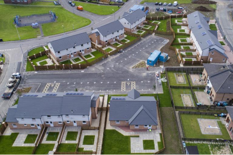 Affordable housing constructed by Robertson at Coltness, North Lanarkshire