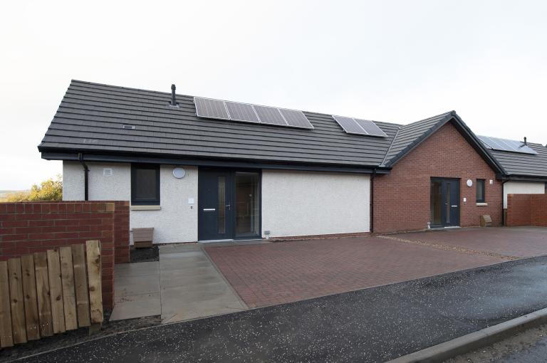 Affordable housing constructed by Robertson at Banklands in Fife