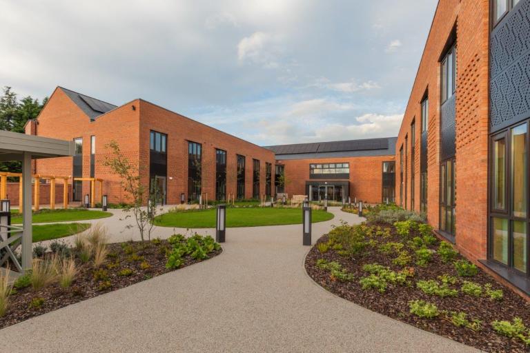 A modern, dementia-friendly design for a new care home, Ada Belfield Centre and Belper Library