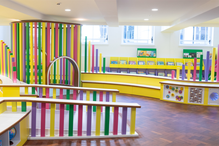 The new children's learning and creative space at Bolton Central Library