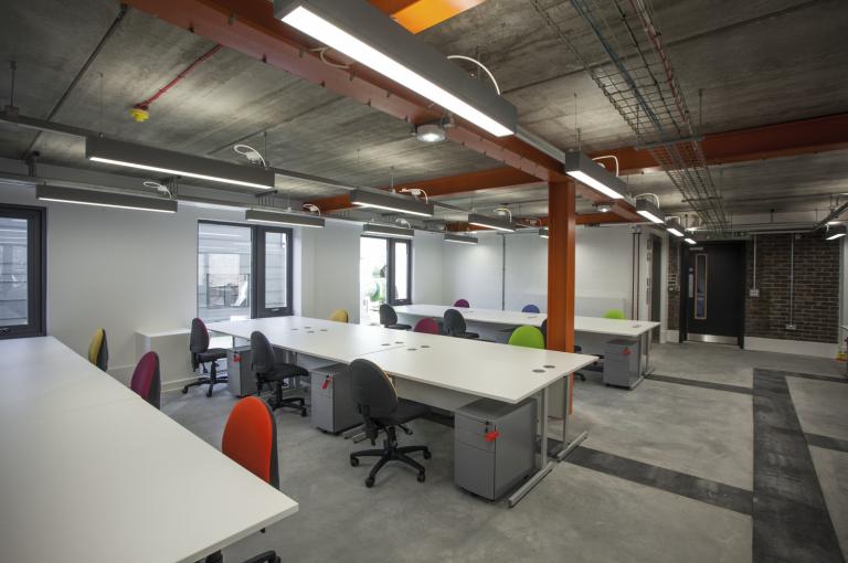 Interior view of science lab