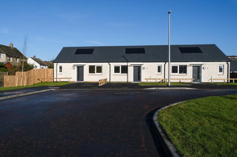 Pitcorthie affordable housing constructed by Robertson 