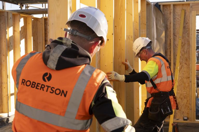 Robertson Timber Engineering for Lovell Partnerships, The Crossings Development 