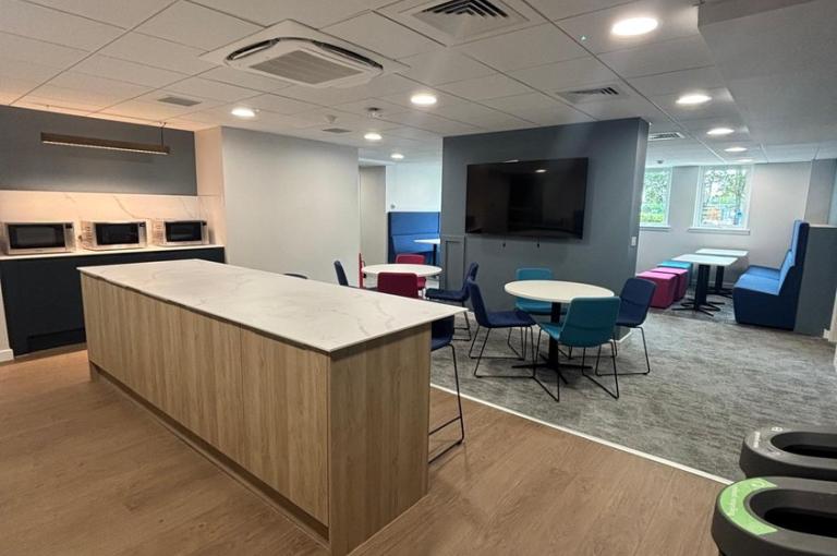 BEAR Scotland offices dining area