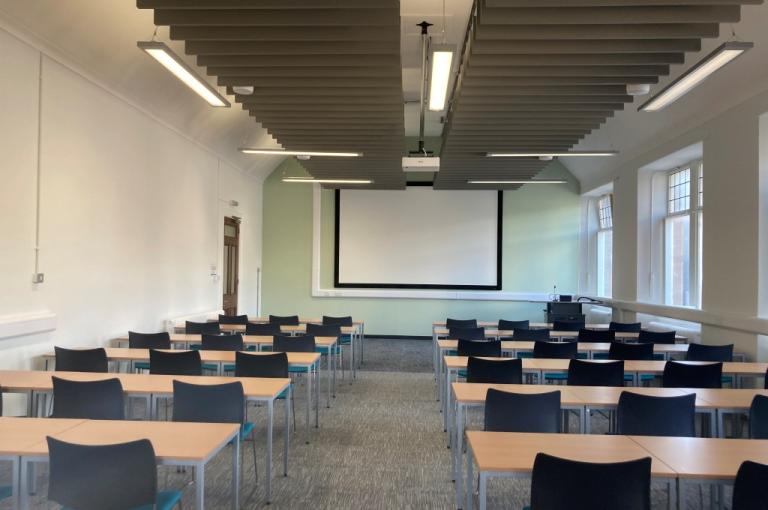 lab layout at Abertay uni 