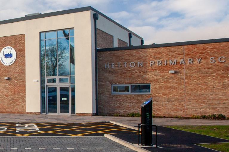 Robertson construction of school in Hetton