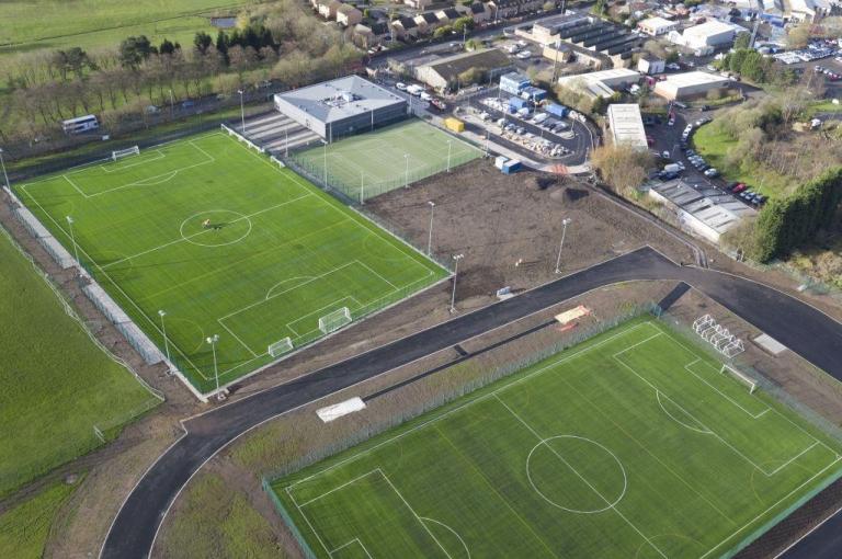 Robertson construction of community sports facility in Kirkintilloch