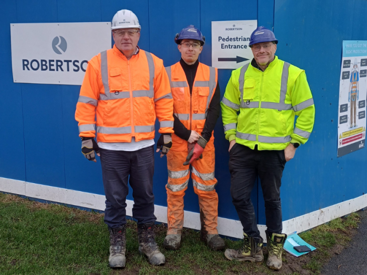 Robertson supports Trust in Fife with homelessness employment