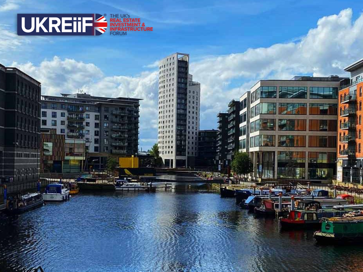 leeds dock with UKREIIF logo superimposed