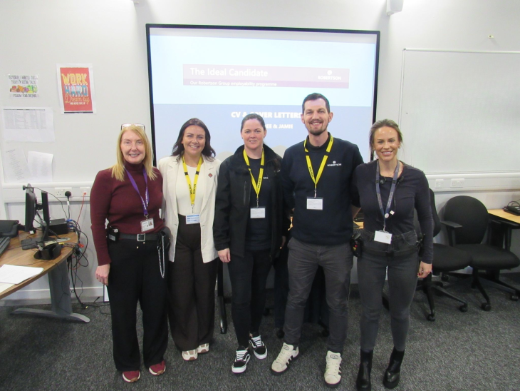 Robertson Group delivers its Ideal Candidate Programme at HMP Addiewell
