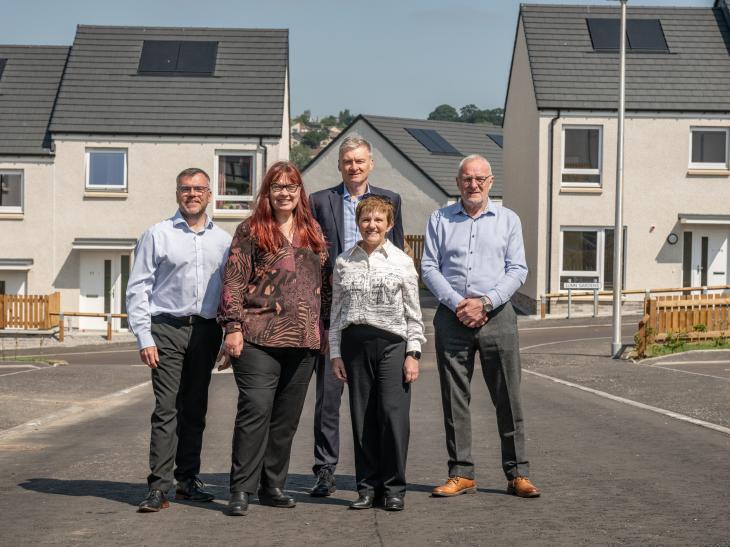 Robertson hands over 85 homes to Fife Council in Dunfermline