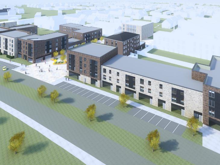 Robertson affordable housing and public realm in Edinburgh