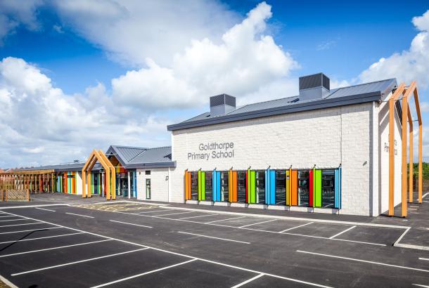 Robertson construction of school in Yorkshire