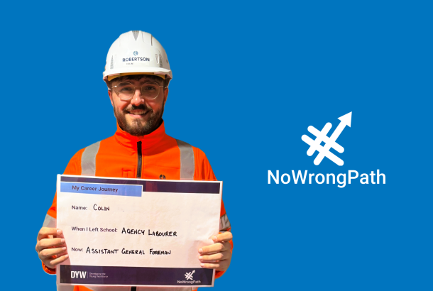 No wrong path: Colin, from construction labourer to general assistant foreman