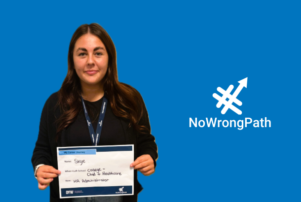 No wrong path: Skye, from college to HR Administrator