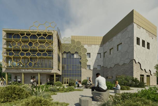 Artist impression of the Sir Bobby Robson Institute 