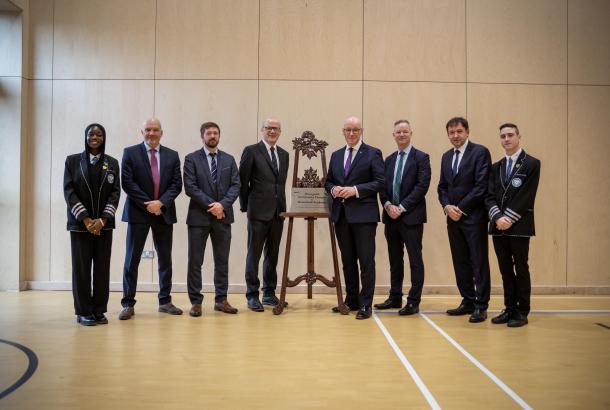 Robertson Construction Tayside, Dundee City Council and First Minister at the opening of Drumgeith Community Campus