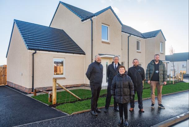 Robertson hands over new homes to Fife Council in Kennoway