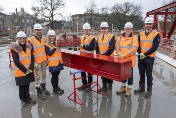 Robertson Group and Dollar Academy at the Futures Institute steel signing