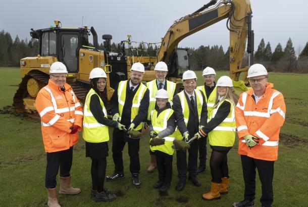Robertson commences the new Hazlehead Academy Campus