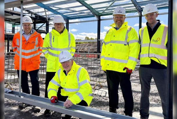 Oban Business Park steel signing