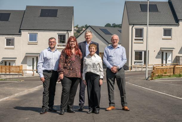 Robertson hands over 85 homes to Fife Council in Dunfermline