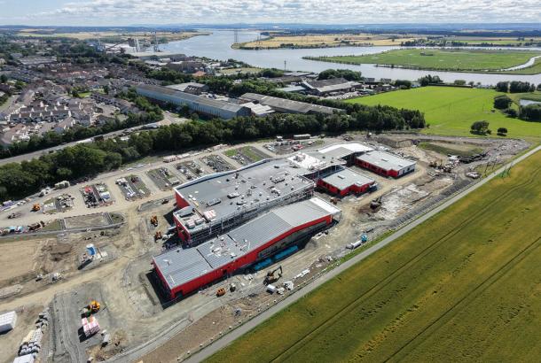 Significant progress with the construction of Clackmannanshire Council’s flagship learning, leisure and wellbeing campus has been achieved over the summer months.