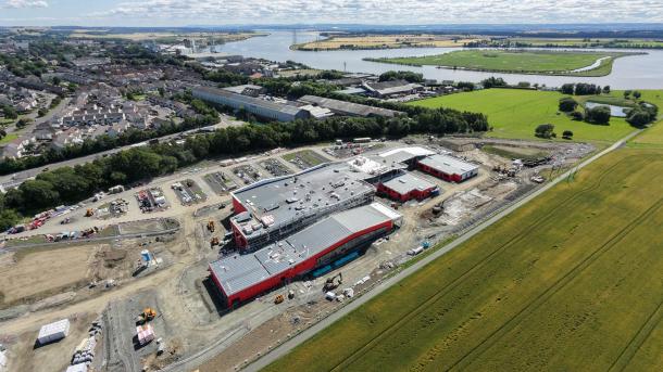 Significant progress with the construction of Clackmannanshire Council’s flagship learning, leisure and wellbeing campus has been achieved over the summer months.