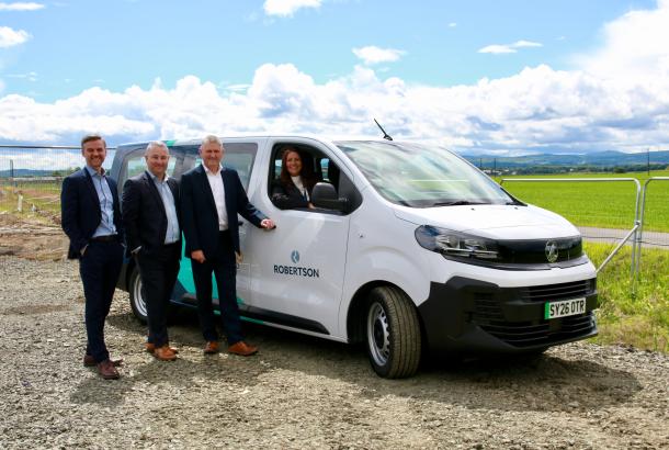 Robertson provides electric minibus to support Clackmannanshire locals