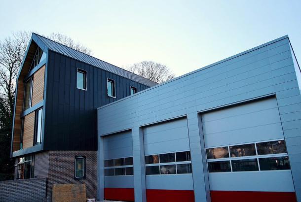 Robertson construction of quad emergency services station