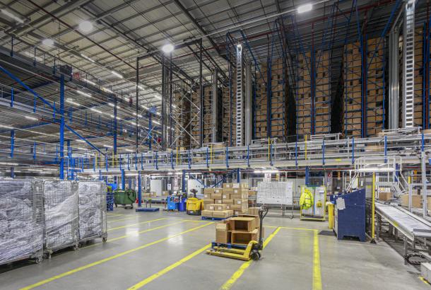 The interior of the ASDA facility.