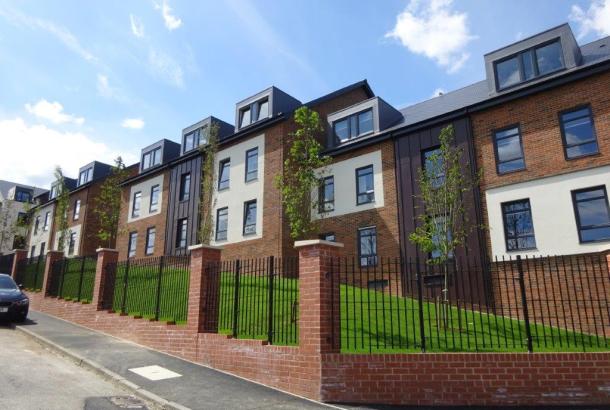 External view of Kepier Court low-rise student accommodation in Newcastle