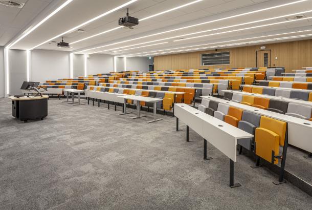 A lecture theatre.