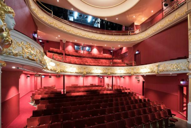 The beautiful interior of the theatre.