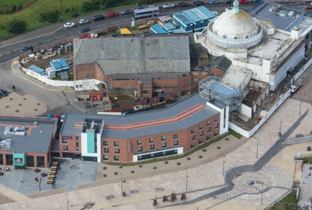 Robertson construction of hotel in Whitley Bay