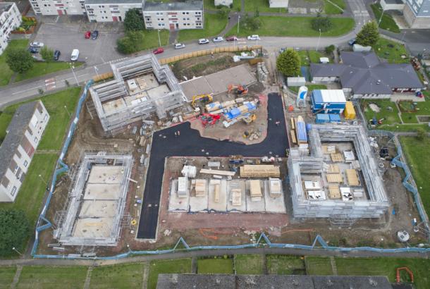 Affordable housing constructed by Robertson at Calder Gardens Edinburgh