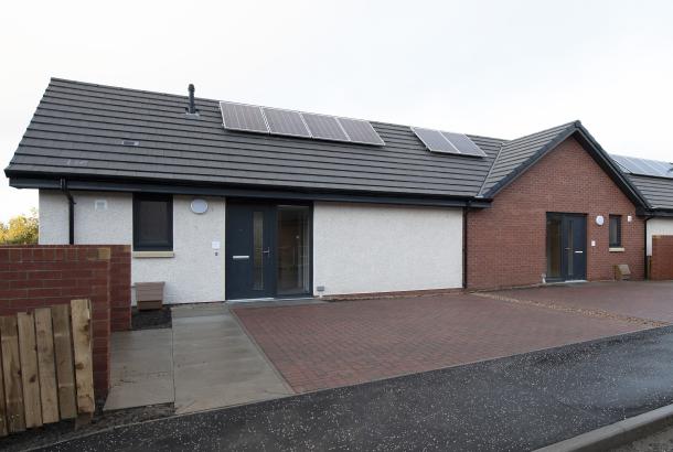 Affordable housing constructed by Robertson at Banklands in Fife