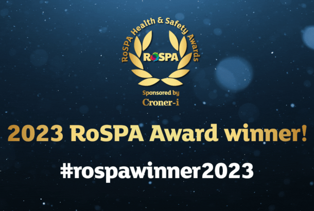 ROSPA award winner banner