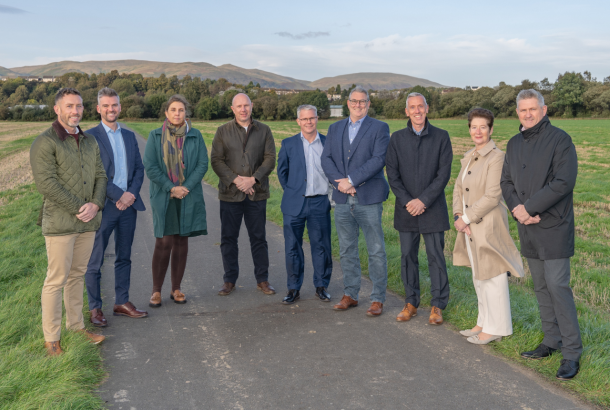 Group of people at new site