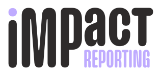 impact reporting wordmark logo