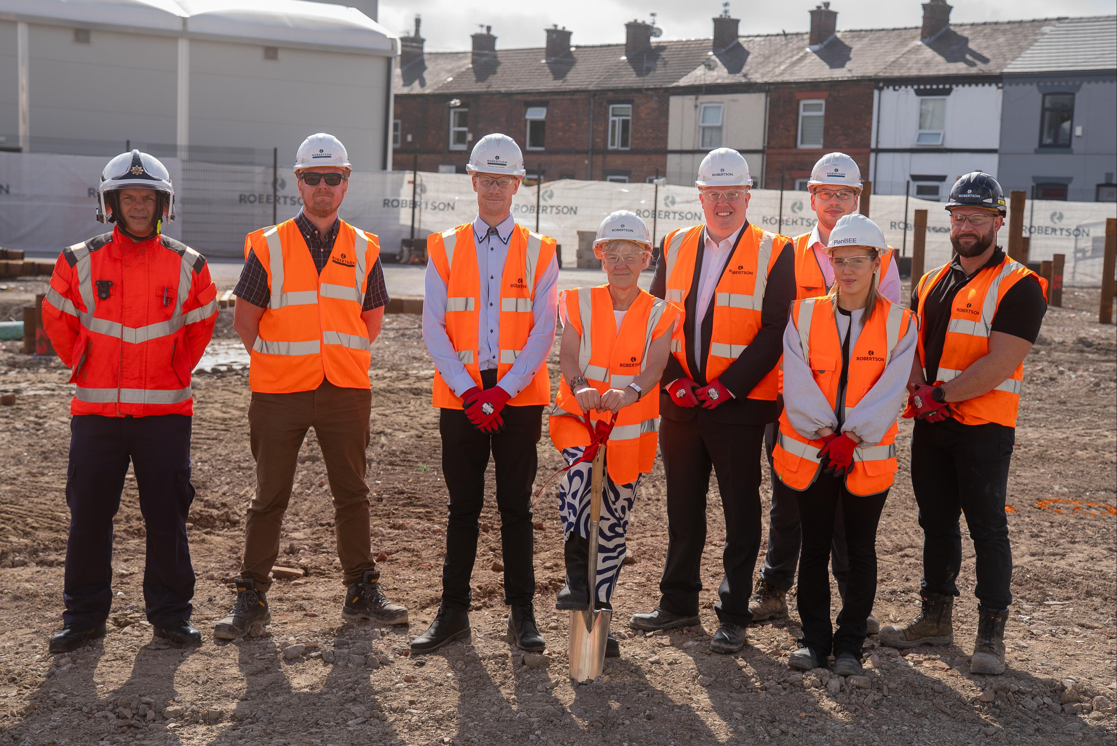 PlanBEE apprentice on Robertson Group work placement