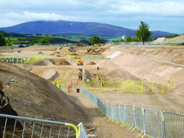 Civil Engineering works carried out as part of the Macallan Distillery & Visitor Centre project.