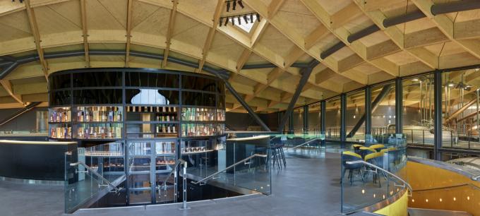 The Macallan distillery interior - bar