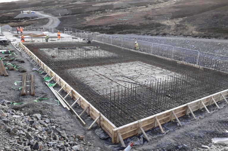 Duntanlich Mine works carried out by Robertson Civil Engineering.