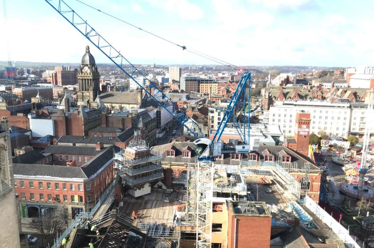 Construction of the Leonardo & Thoresby Student Accommodation.