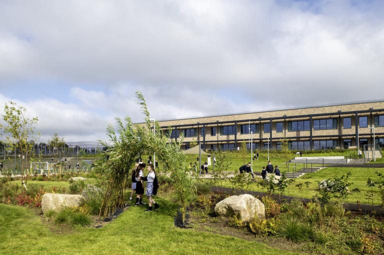 Passivhaus primary school constructed by Robertson