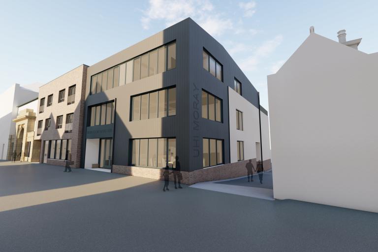 Artist impression of the proposed Business Enterprise Hub on South Street, Elgin