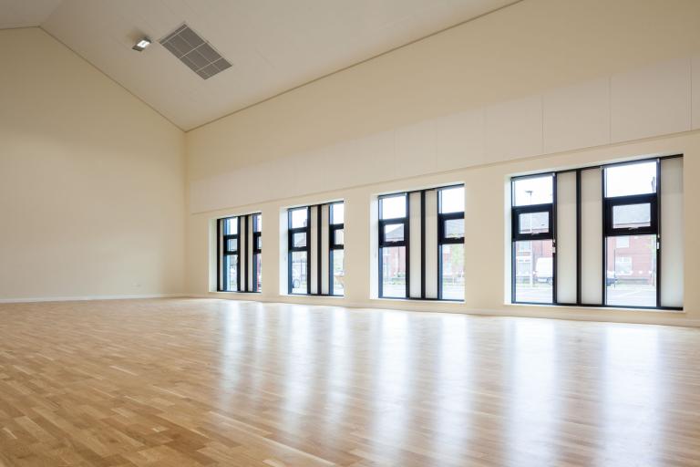 Inside of Robertson construction of school in Yorkshire