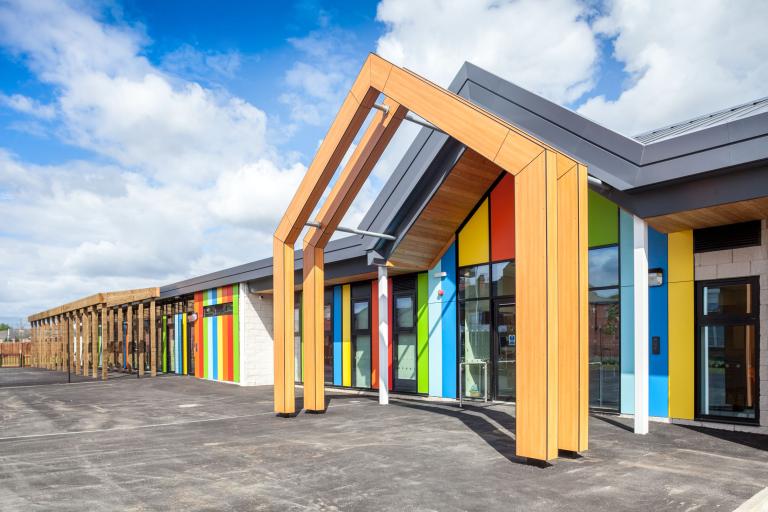 Robertson construction of school in Yorkshire